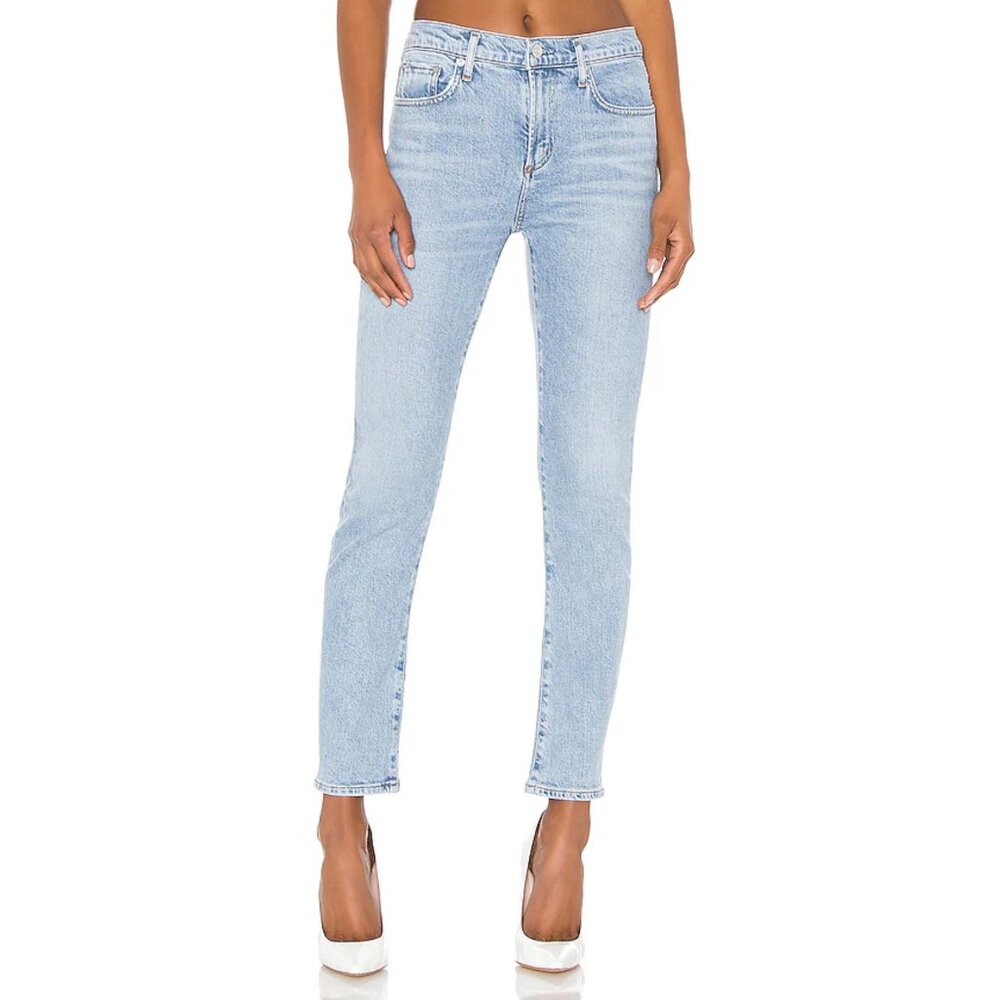 AGOLDE Toni Mid Rise Skinny in Daylight 30 $158